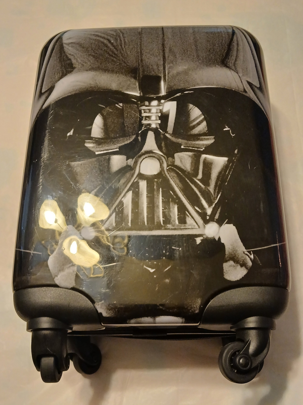Star Wars Black Darth Vader/White Storm Trooper Graphic Hardside Carry-On